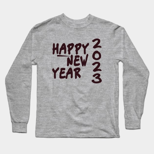 HELLO 2023 (HNY) Long Sleeve T-Shirt by Vauz-Shop